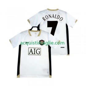 Divisa di Calcio Manchester United RONALDO 7 Retro Trasferta 2006/2007